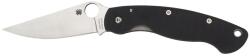 Spyderco MILITARY G-10 BLACK PLAIN C36GPE EDC Zsebkés (PR-C200434111)