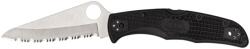 Spyderco PACIFIC SALT 2 FRN BLACK SERRATED C91SBK2 EDC Zsebkés (PR-C200458S10)
