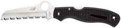 Spyderco ATLANTIC SALT BLACK SERRATED C89SBK EDC Zsebkés (PR-C200458510)