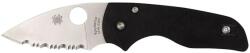 Spyderco LIL' NATIVE BLACK G10 SERRATED C230GS EDC Zsebkés (PR-C200477115)