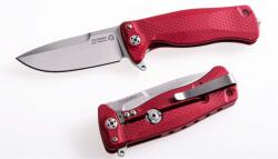 lionSTEEL SR22 Aluminium Red Satin Zsebkés (SR22A RS)
