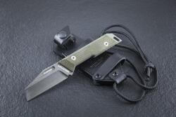 NN Knives Proto Wild W NC Blade Zöld Micarta EDC Kés (NN-8036-CMG)