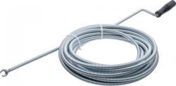 BGS technic 9-1993 csőtisztító spirál, 10 m x 10 mm, fej átmérő 20 mm (9-1993)
