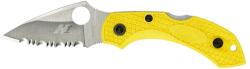 Spyderco DRAGONFLY 2 SALT SERRATED C28SYL2 EDC Zsebkés (PR-C200454108)