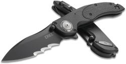 CRKT Linchpin Black Serrated Zsebkés (5406K)