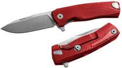 lionSTEEL ROK Aluminium Red Satin Zsebkés (ROK A RS)