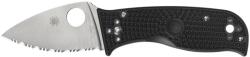 Spyderco LIL' TEMPERANCE 3 FRN BLACK SERRATED C69SBK3 EDC Zsebkés (PR-C200158118)