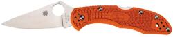 Spyderco DELICA 4 FLAT FRN ORANGE PLAIN C11FPOR EDC Zsebkés (PR-C200420909)