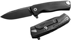 lionSTEEL ROK Aluminium Black Black Zsebkés (ROK A BB)