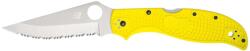 Spyderco STRETCH 2 XL SALT YELLOW SERRATED C258SYL EDC Zsebkés (PR-C200463112)