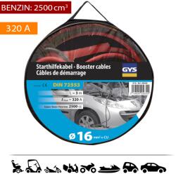 GYS Indítókábel, 320A, 16mm2, 2x3m (056329) - dwdszerszam