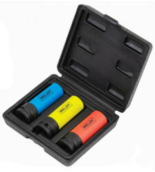 Welzh Werkzeug 2661-WW 1/2"-os Lok-Typ gépi dugókulcs fej készlet alufelnihez, 3 részes (2661-WW) - dwdszerszam