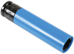 Laser Tools LAS-6909 1/2"-os 6-lapú gépi dugókulcs fej alufelnihez, extra hosszú, 130 mm, 19 mm (LAS-6909)