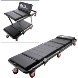 BGS technic 9-2995 2: 1-ben szerelőszékké alakítható, 6-kerekű gurulós aláfekvő (9-2995) - dwdszerszam