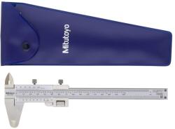 Mitutoyo Nóniuszos tolómérő finomállítóval, 0-130 mm, 0.02 mm (0.001") (532-119) (532-119) - dwdszerszam