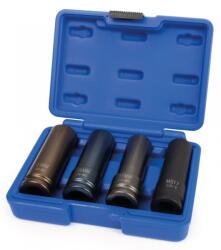 Laser Tools LAS-5915 1/2"-os gépi dugókulcs fej készlet alufelnihez, 4 részes (LAS-5915)