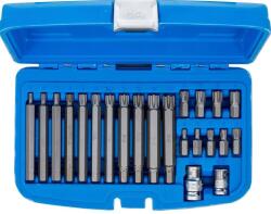 BGS technic 9-5013 Ribe bitkészlet 1/4"-os és 3/8"-os befogóval, 22 részes (9-5013) - dwdszerszam