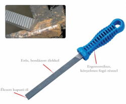 Müller-Werkzeug MLR-460 200-M 2: 1-ben normál féknyereg reszelő és kaparó szerszám, 12 x 130/250 mm (MLR-460 200-M) - dwdszerszam