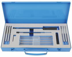 Laser Tools LAS-6646 izzítógyertya menetfúró furat-tisztító kefe készlet, 13 részes (LAS-6646) - dwdszerszam