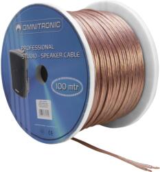 Omnitronic Speaker Cable 2x2.5 100m clear (30300611)