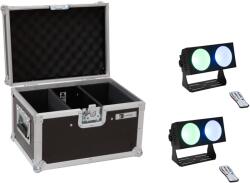  EUROLITE Set 2x LED CBB-2 COB RGB Bar + Case (20000808)