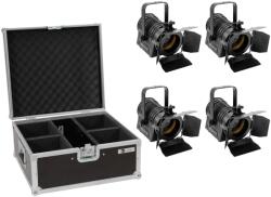  EUROLITE Set 4x AKKU THA-20PC TRC Theater Spot bk + Case (20000873)