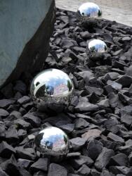  EUROPALMS Deco Ball 10cm, silver 4x (83501262)