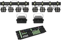 EUROLITE Set 2x LED KLS-180 + 2x LED WF-40 + DMX LED Color Chief Controller (20000435)