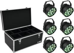  EUROLITE Set 6x LED PARty TCL Spot + Case TDV-1 (20000627)