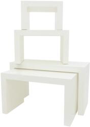 Europalms LEICHTSIN DECO TABLES, white (83011898)