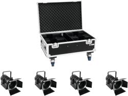  EUROLITE Set 4x LED THA-40PC bk + Case (20000165)