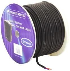 Omnitronic Speaker Cable 2x2.5 50m bk durable (3030021L)