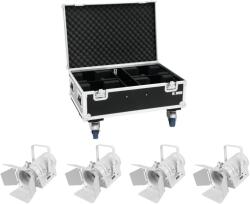 EUROLITE Set 4x LED THA-40PC wh + Case (20000167)
