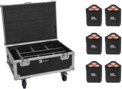  EUROLITE Set 6x AKKU IP TL-3 QCL + Case with wheels and charging function (20001017)