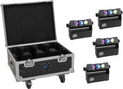  EUROLITE Set 4x AKKU MBT-3 Spot MK2 + Flightcase with wheels and charging function (20001030)