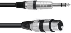Omnitronic Adapter Cable XLR(F)/Jack stereo 0.9m bk (30225180)