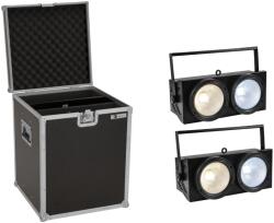  EUROLITE Set 2x Audience Blinder 2x100W LED COB CW/WW + Case (20000903)