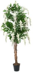  EUROPALMS Wisteria, artificial plant, white, 150cm (82507105)
