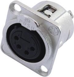 Neutrik XLR Mounting Socket 4-pin NC4FDL-1 (30200629)