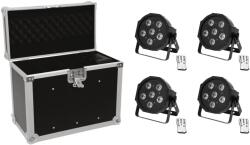 EUROLITE Set 4x LED SLS-603 + Case EC-SL4M size M (20000306)
