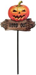 Europalms Halloween Pumpkin "KEEP OUT" with Picker, 50cm (83316126)