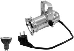  EUROLITE Set PAR-16 Spot sil + GU-10 230V COB 5W LED 1800-3000K dim2warm (20000687)
