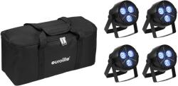 EUROLITE Set 4x LED PARty Hybrid Spot + Soft Bag (20000949)