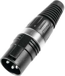 HICON XLR plug 3-pin HI-X3CM-BLK (3020050C)