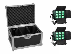 EUROLITE Set 2x LED CLS-9 QCL RGB/WW 9x7W + Case (20000984)