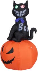 Europalms Halloween Inflatable Figure Cat with Pumpkin, 183cm (83316152)