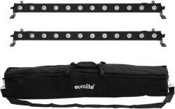  EUROLITE Set 2x LED BAR-12 QCL RGBA + Soft Bag (20000415)
