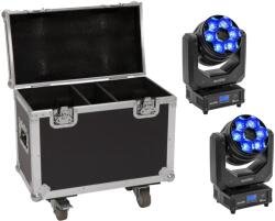  EUROLITE Set 2x LED TMH-H240 Beam/Wash/Flower Effect + Case (20000968)