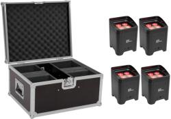  EUROLITE Set 4x AKKU UP-4 Entry QCL Spot + Case (20000934)