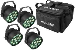  EUROLITE Set 4x LED PARty TCL Spot + Soft Bag (20000540)